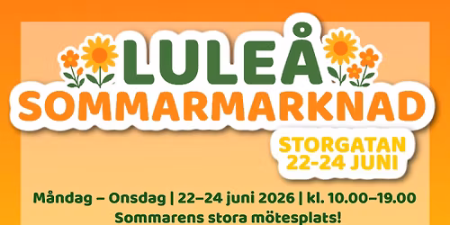 Lule\u00e5 Sommarmarknad - 2026