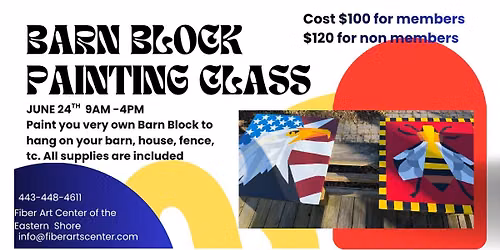 Barn Block Painting Class