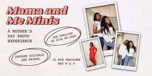 Mama and Me Minis | A Mothers\u2019s Day Photo Experience