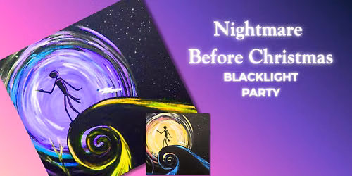 Nightmare Before Christmas! Blacklight Party *FOOD TRUCK OPEN*