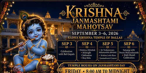 Krishna Janmashtami Mahotsav