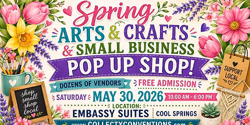 Franklin Spring Arts, Crafts & Small Business Pop Up Event