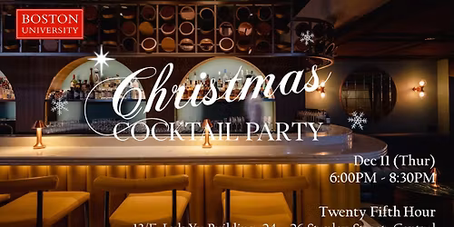 BU Christmas Cocktail Party @ Twenty Fifth Hour