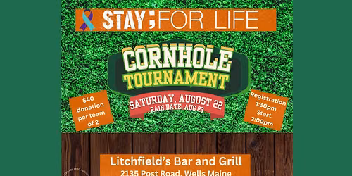 Stay; For Life Cornhole Tournament