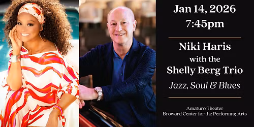 Gold Coast Jazz: Niki Haris with the Shelly Berg Trio
