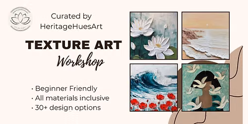 Texture Art workshop (30+ designs)