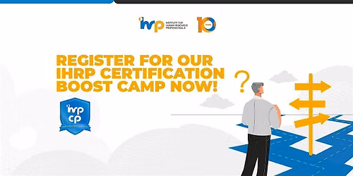 HRP Certification Boost Camp - IHRP-CP (9 October 2026)