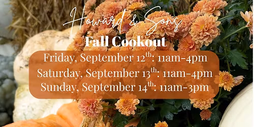 Howard & Sons Fall Cookout