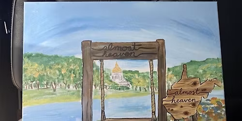 Almost Heaven Canvas painting at The Bucket