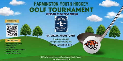 2026 Farmington Youth Hockey Golf Tournament