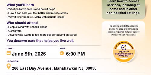 Living Well With Serious Illness & Complex Needs Workshop