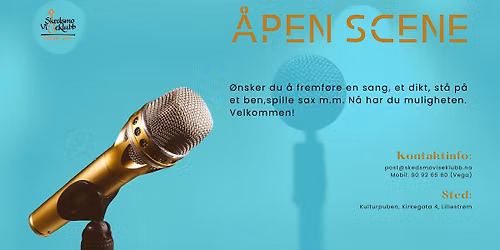 \u00c5pen scene \/\/ Skedsmo Viseklubb \/\/ Fri inngang. 