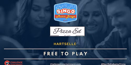 Weekly SINGO Music Bingo Nights at Pizza Ed - Hartselle