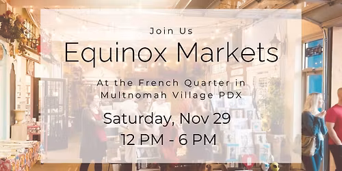 Equinox Anniversary Market