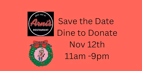 Arni's Dine to Donate