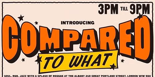 Compared to What First Anniversary Party