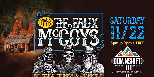 The Faux McCoys featuring David Hamilton at Downshift Brewing
