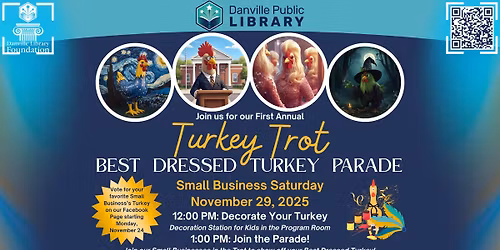 First Annual Turkey Trot: Best Dressed Turkey Contest and Parade