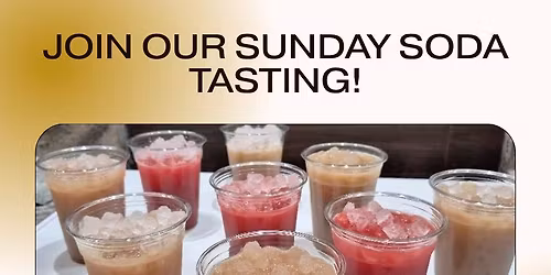 Sunday Soda Sampling