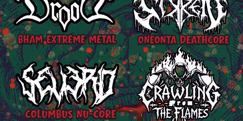 ICS Presents: Metal Xmas at True Story Brewing! DROOD, Sikken, Severd, Crawling From The Flames!