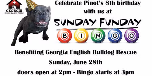 Sunday Funday Bingo