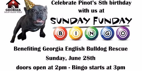 Sunday Funday Bingo