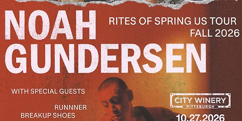 Noah Gundersen: Rites of Spring US Tour Fall 2026