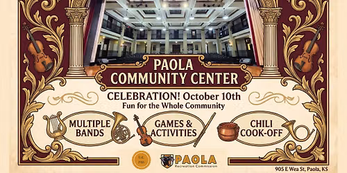 Paola Community Center 110th Year Celebration 