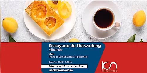 Desayuno de Networking Alicante - 19 de noviembre