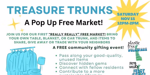 Treasure Trunks: A Really Really Free Pop Up Market