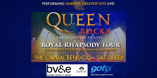 QUEEN ROCKS - The Capital Bendigo 2026 - VIC