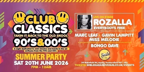CLUB CLASSICS - ANTHEMS from the 90\u2019s and 00\u2019s 