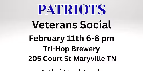 Pints with Patriots Veterans Social