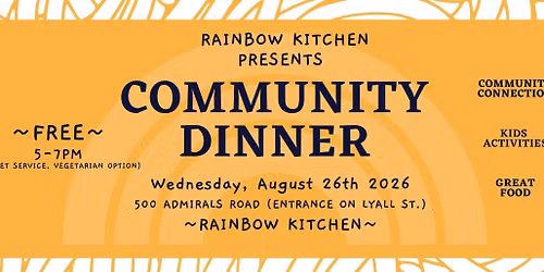 Community Family Dinner @ Rainbow Kitchen