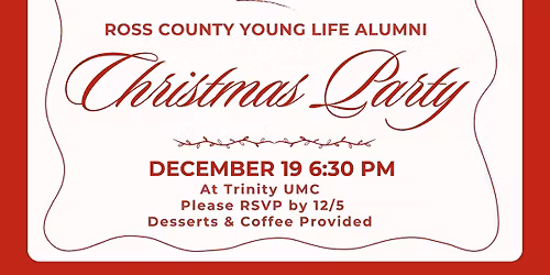 Ross County Young Life Alumni Christmas Party
