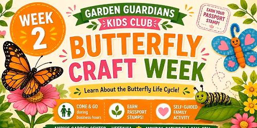 \ud83e\udd8b Garden Guardians Kids Club \u2013 Week 2: Butterfly Craft Week