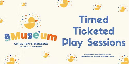 aMuse'um Timed Ticketed Play Session Reservations