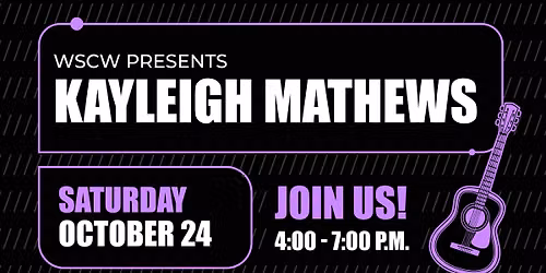 Kayleigh Mathews Live at WSCW October 24