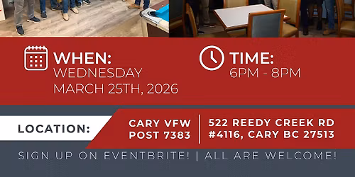 Veteran Professional Social - Triangle Area March 2026