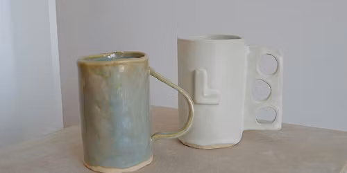 Ceramic Beer Stein Father's Day Class - Intro to Pottery Workshop