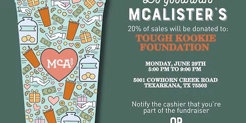 Dine & Donate: McAlister\u2019s Giveback Night \ud83e\ude77