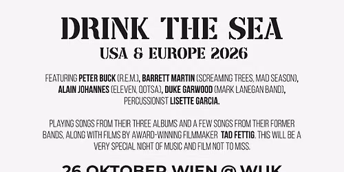 Drink The Sea - USA & Europe Tour 2026