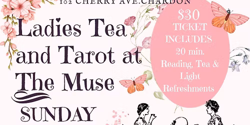 \u2728\ufe0f\ud83c\udf38Ladies Afternoon Tea,Readings & Reiki at The Muse\u2728\ufe0f
