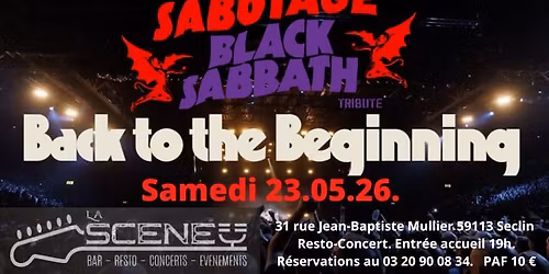 Concert-Resto Sabotage Black Sabbath Tribute