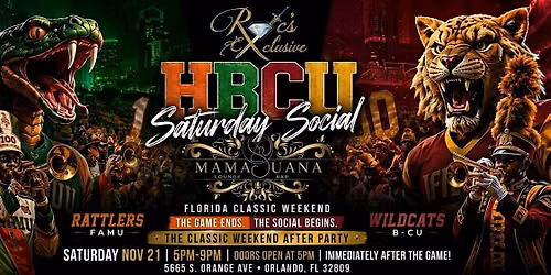 Florida Classic HBCU Saturday Day Party