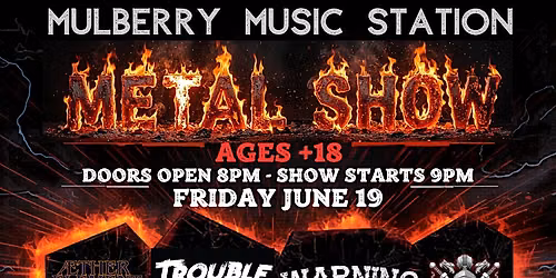 Metal and fire night at The Mulberry Music Station