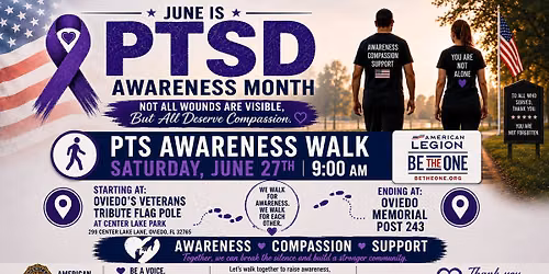 PTSD Walk for AWARENESS