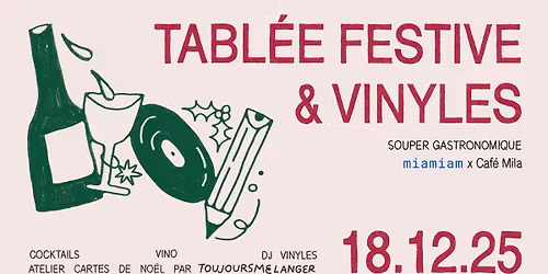 TABL\u00c9E FESTIVE & VINYLES
