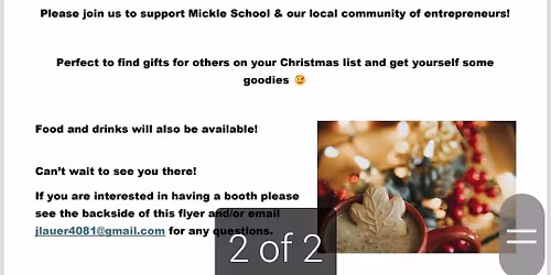 Mickle Middle School PTSO Craft Fair