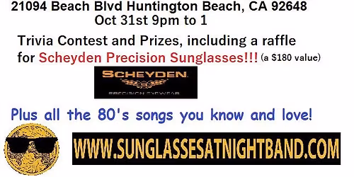 A Spook-Tacular 80's Halloween Evening at The Beach !!